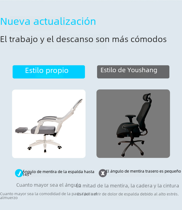 Ergonomic Reclining Office Chair for Comfort